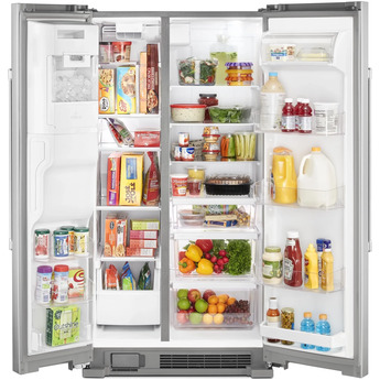 Maytag 36" 25 cu. ft. Fingerprint Resistant Stainless Side-By-Side Refrigerator - ADA Compliant — thumbnail 7