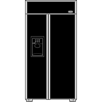 Monogram 36" Custom Panel Built-In Side-by-Side Refrigerator — thumbnail 2