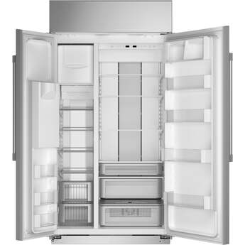 Monogram 42" 24.6 cu.ft. Stainleses Steel Bult-In Side-by-Side Refrgerator — thumbnail 5