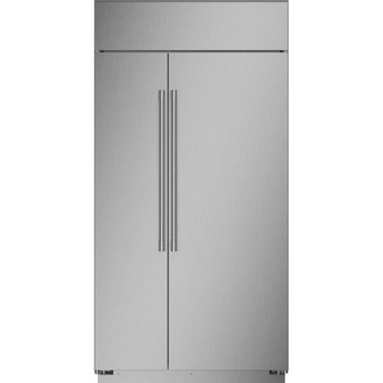 Monogram 42" 25.2 cu.ft. Stainleses Steel Bult-In Side-by-Side Refrgerator