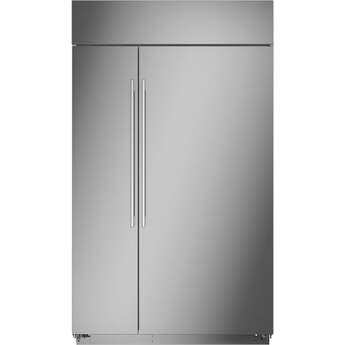 Monogram 48" 29.6 cu.ft. Stainless Steel Built-In Side-by-Side Refrigerator — thumbnail 3