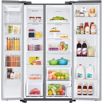 Samsung RS23A500ASR Counter Depth Side by Side Refrigerator, in Stainless Steel — thumbnail 17