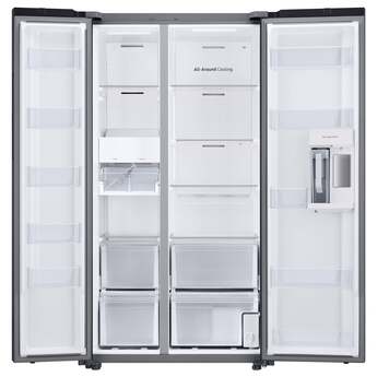 Samsung RS23CB760012 Bespoke Series 36 Inch White Glass Freestanding Counter Depth Side by Side Refrigerator — thumbnail 18