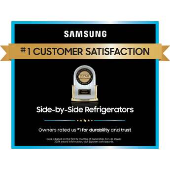 Samsung RS23CB760012 Bespoke Series 36 Inch White Glass Freestanding Counter Depth Side by Side Refrigerator — thumbnail 20