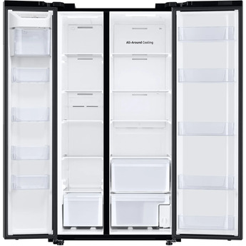 Samsung RS28A500ASG Side by Side Refrigerator, in Black Stainless Steel — thumbnail 14