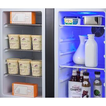 Summit 36" 5.8 cu.ft. Stainless Steel Built-In Side-by-Side Refrigerator-Freezer — thumbnail 7