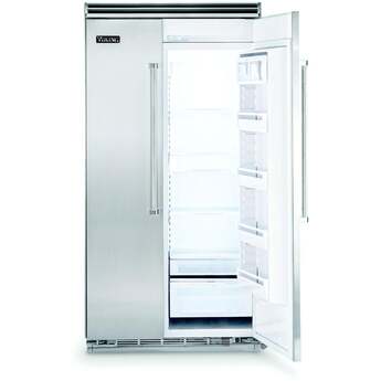 Viking VCSB5423WH 5 Series 42 Inch White Built In Counter Depth Side by Side Refrigerator — thumbnail 3