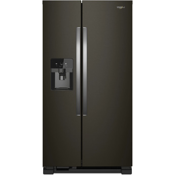 Whirlpool 33" 21.4 cu. ft. Black Stainless Steel Side-by-Side Refrigerator