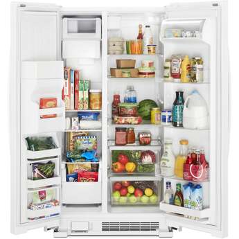 Whirlpool 33" 21 cu. ft. White Side-by-Side Refrigerator - Energy Star — thumbnail 10