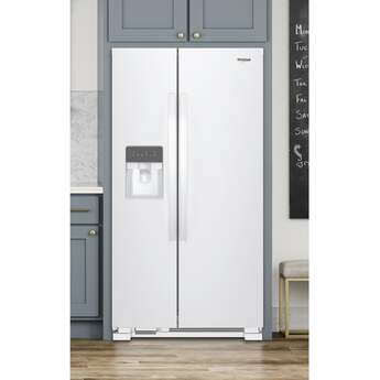 Whirlpool 33" 21 cu. ft. White Side-by-Side Refrigerator - Energy Star — thumbnail 3