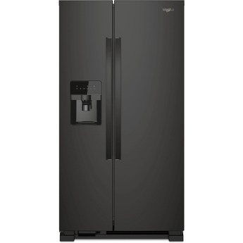 Whirlpool 36" 25 cu. ft. Black Side-by-Side Refrigerator - Energy Star