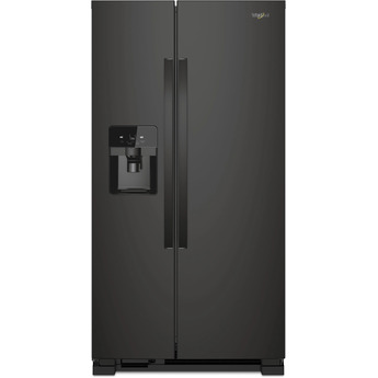 Whirlpool 36" 25 cu. ft. Black Side-by-Side Refrigerator