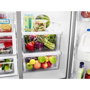 Whirlpool 36" 21.6 cu. ft. Black Counter Depth Side-by-Side Refrigerator - ADA Compliant — thumbnail 10