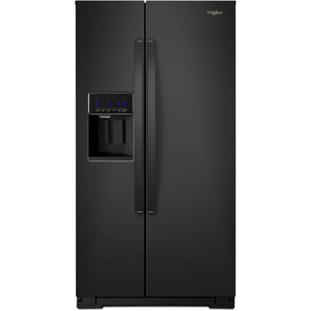 Whirlpool 36" 28.49 cu. ft. Black Side-By-Side Refrigerator - ADA Compliant