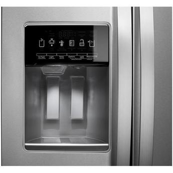 Whirlpool 36" 23 cu.ft. Fingerprint Resistant Stainless Steel Side-by-Side Counter Depth Refrigerator - ADA Compliant — thumbnail 3
