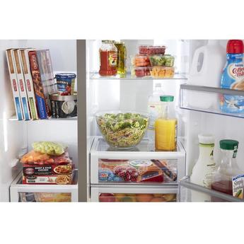 Whirlpool 36" 23 cu.ft. Fingerprint Resistant Stainless Steel Side-by-Side Counter Depth Refrigerator - ADA Compliant — thumbnail 5