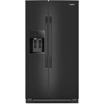 Whirlpool WRSC5536RB 36-inch Wide Side-by-Side Refrigerator - 21 cu. ft.: Black