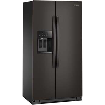 Whirlpool WRSC5536RV 36-inch Wide Side-by-Side Refrigerator - 21 cu. ft.: Black Stainless Finish — thumbnail 6