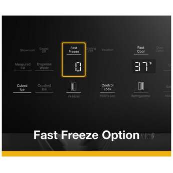 Whirlpool 36-inch Wide Side-by-Side Refrigerator - 21 cu. ft.: Fingerprint-Resistant Stainless Steel — thumbnail 15