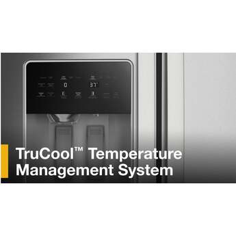 Whirlpool 36-inch Wide Side-by-Side Refrigerator - 21 cu. ft.: Fingerprint-Resistant Stainless Steel — thumbnail 17