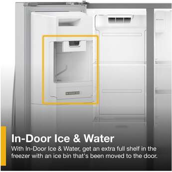 Whirlpool 36-inch Wide Side-by-Side Refrigerator - 21 cu. ft.: Fingerprint-Resistant Stainless Steel — thumbnail 41