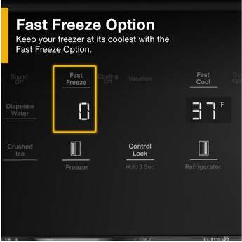 Whirlpool 36-inch Wide Side-by-Side Refrigerator - 21 cu. ft.: Fingerprint-Resistant Stainless Steel — thumbnail 49