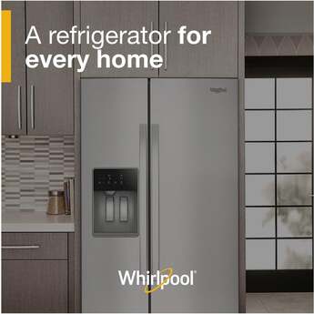 Whirlpool 36-inch Wide Side-by-Side Refrigerator - 21 cu. ft.: Fingerprint-Resistant Stainless Steel — thumbnail 6