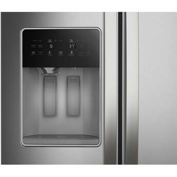 Whirlpool WRSC6536RZ 36-inch Wide Side-by-Side Refrigerator - 21 cu. ft.: Fingerprint-resistant Stainless Finish — thumbnail 4