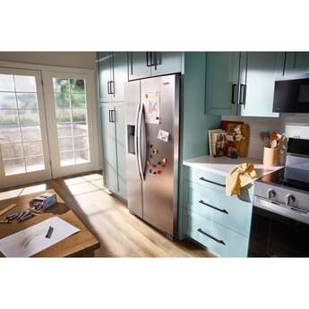 Whirlpool WRSC6536RZ 36-inch Wide Side-by-Side Refrigerator - 21 cu. ft.: Fingerprint-resistant Stainless Finish — thumbnail 6