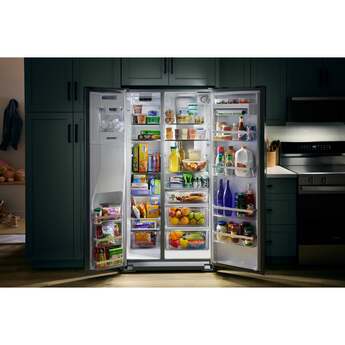 Whirlpool WRSC6536RZ 36-inch Wide Side-by-Side Refrigerator - 21 cu. ft.: Fingerprint-resistant Stainless Finish — thumbnail 7