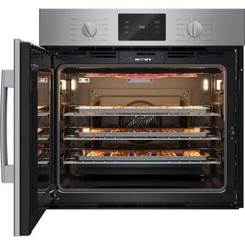 Bosch HBL5455LUC 500 Series, 30 Inch, Single Wall Oven, Stainless Steel, True European Stainless Steel — thumbnail 2