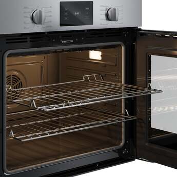 Bosch HBL5455RUC 500 Series, 30 Inch, Single Wall Oven, Stainless Steel, True European Stainless Steel — thumbnail 3