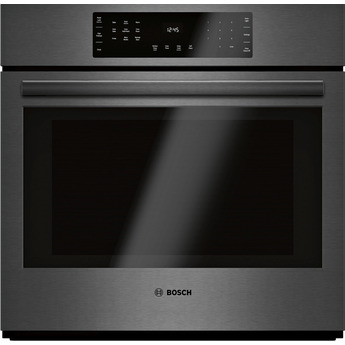 Bosch 30" Black Stainless Steel Single Wall Oven - Convection