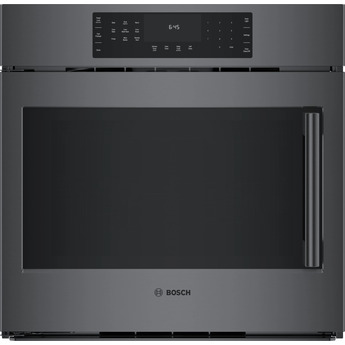 Bosch HBL8444LUC 800 Series 30 Inch Black Stainless Steel Electric Single Wall Oven