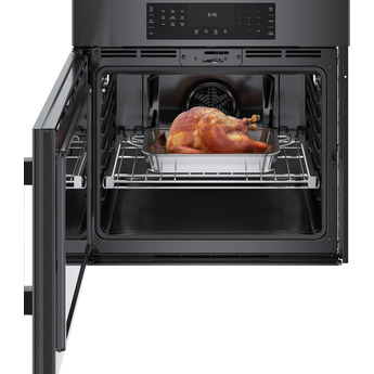 Bosch HBL8444LUC 800 Series 30 Inch Black Stainless Steel Electric Single Wall Oven — thumbnail 3
