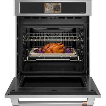 Cafe Professional Series 27 Inch Smart Built-In Convection Single Wall Oven: Stainless — thumbnail 3