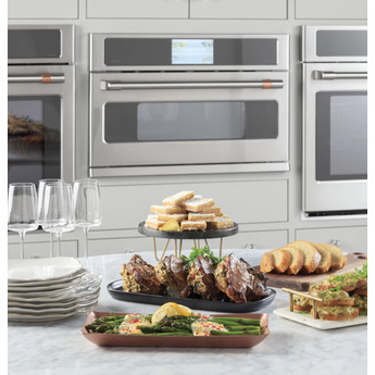 Cafe 30" Stainless Steel Electric Single Wall Oven with Advantium - Convection — thumbnail 4