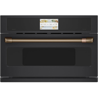 Cafe 30" Matte Black Electric Single Wall Oven with Advantium - Convection — thumbnail 2