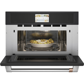 Cafe 30" Matte Black Electric Single Wall Oven with Advantium - Convection — thumbnail 9