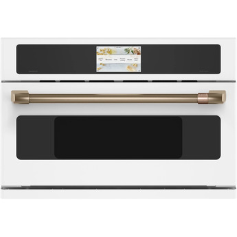 Cafe 30" Matte White Electric Single Wall Oven with Advantium - Convection — thumbnail 4