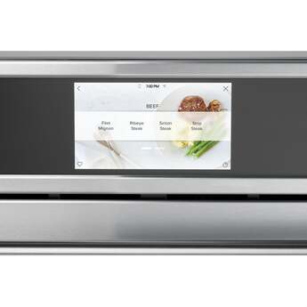 Cafe 30 Inch Built-In Smart Microwave Oven with 1.7 cu. ft. Total Capacity, 7" Full-Color LCD Touch Control, In-Oven Camera, Android OS and Advantium® Technology: Matte White, Brushed Bronze Handle — thumbnail 13