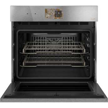 Cafe 30 Inch Smart Built-In Convection Single Wall Oven With In-Oven Camera And Voice-To-Open/Push-To-Open Door: Stainless — thumbnail 2
