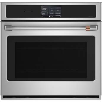 Cafe Professional Series 30 Inch Smart Built-In Convection Single Wall Oven With In-Oven Camera: Stainless