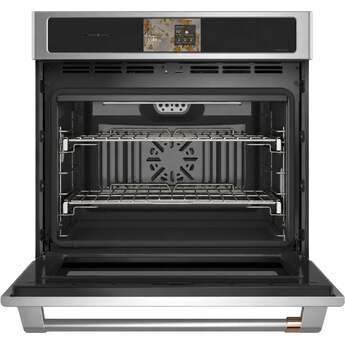 Cafe Professional Series 30 Inch Smart Built-In Convection Single Wall Oven With In-Oven Camera: Stainless — thumbnail 2