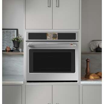 Cafe Professional Series 30 Inch Smart Built-In Convection Single Wall Oven With In-Oven Camera: Stainless — thumbnail 4