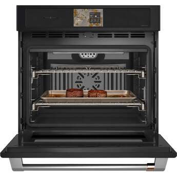 Cafe Professional Series 30 Inch Smart Built-In Convection Single Wall Oven With In-Oven Camera: Matte Black — thumbnail 3