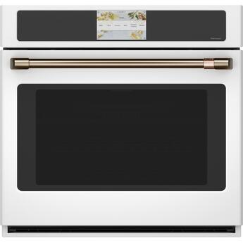 Cafe 30" Matte White Built-In Single Wall Oven - Convection
