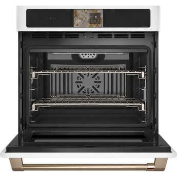 Cafe Professional Series 30 Inch Smart Built-In Convection Single Wall Oven With In-Oven Camera: Matte White — thumbnail 2