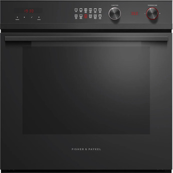 Fisher Paykel Series 7 Minimal 24" 3.0 cu. ft. Black with 11 Functions Self Clean Single Wall Oven