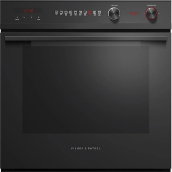 Fisher Paykel Series 7 Minimal 24" 3.0 cu. ft. Black with 9 Functions Self Clean Single Wall Oven